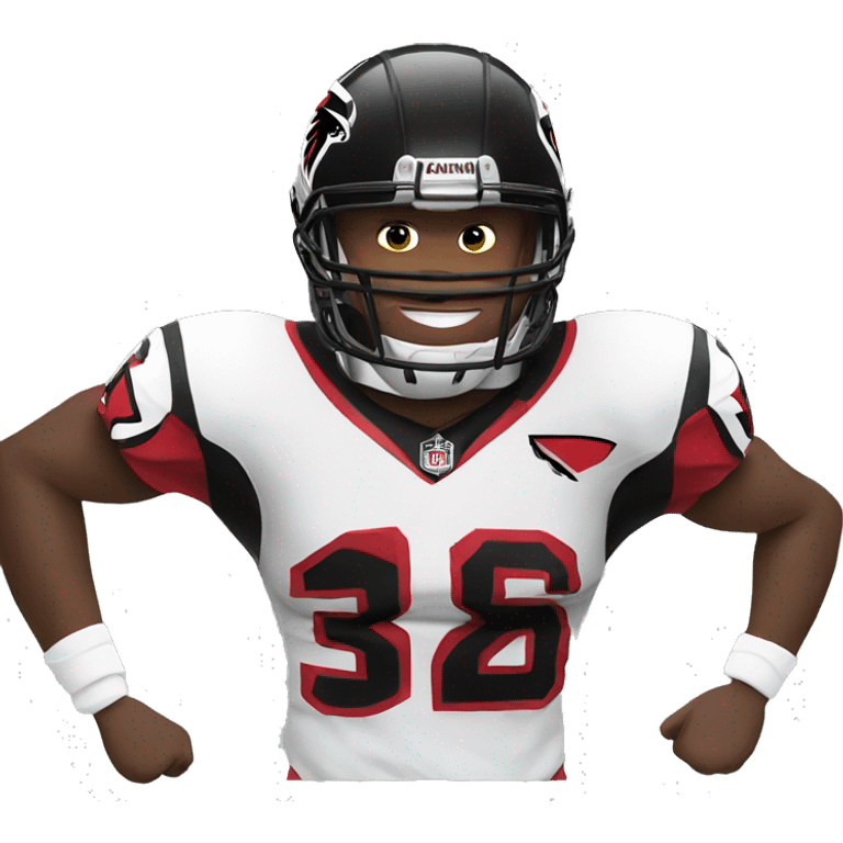 Atlanta falcons football player emoji