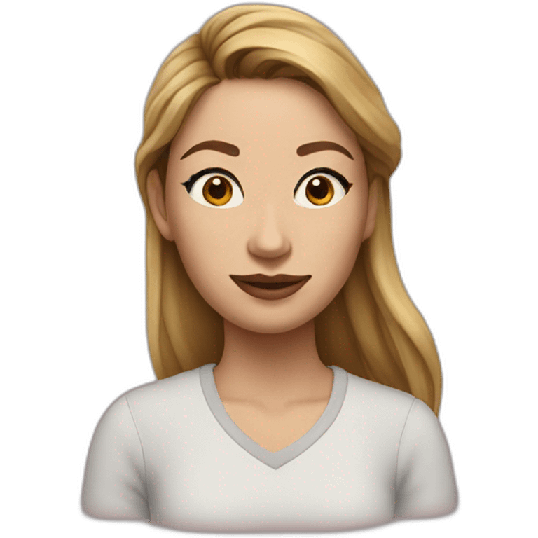 Hyper realistic Clara Morgan emoji