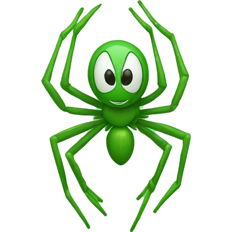 green spider man emoji