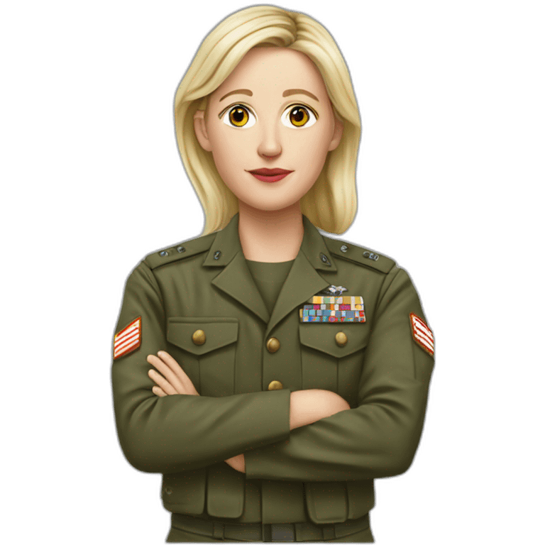 army marine lepen hyperrealistic emoji