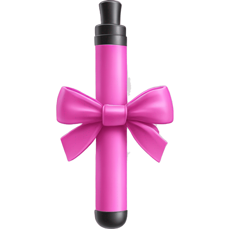 pink vape with a pink bow  emoji