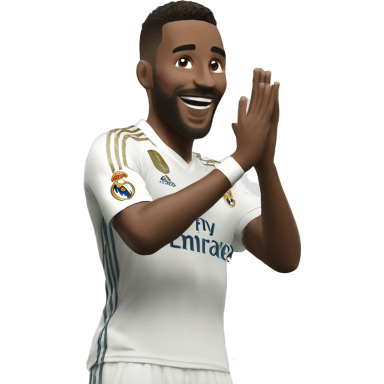 Roncero Real Madrid celebrating emoji