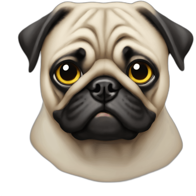 Pug vigilante  emoji