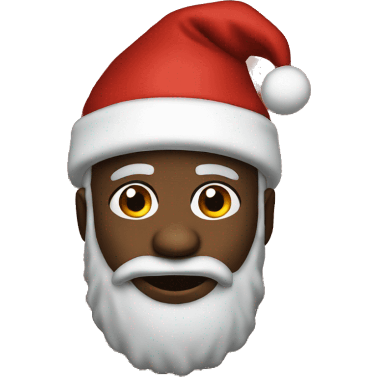 black santa  emoji