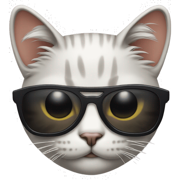 Cat with sunglass emoji