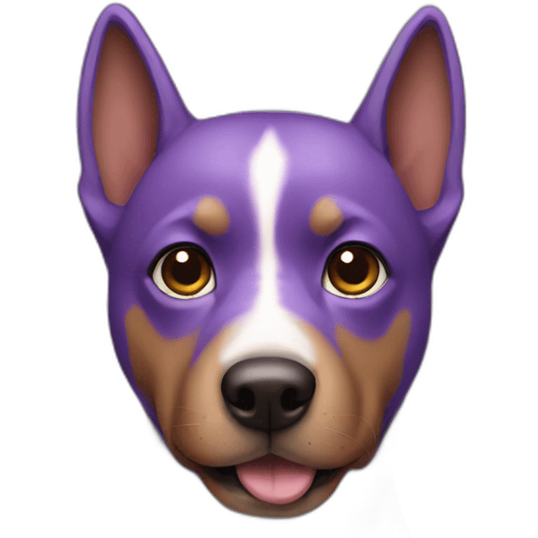 purple dogs  emoji