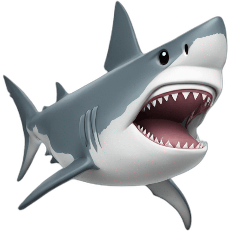 Shark with crypto emoji