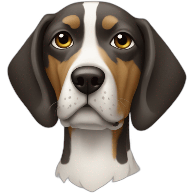 Braque français chien emoji