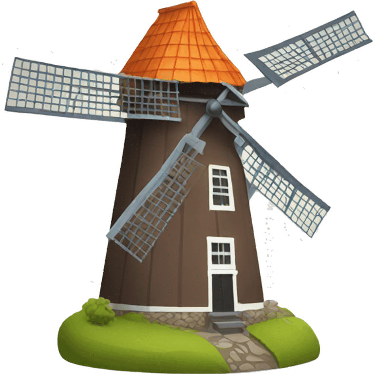 Dutch windmill emoji