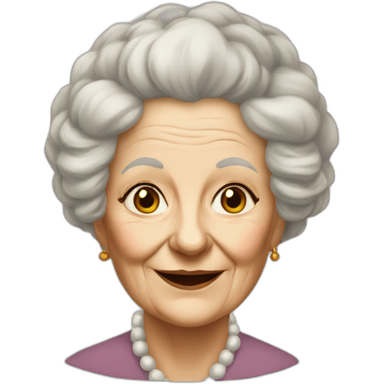 Old Lady 1770 Historical emoji