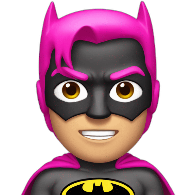 pink batman emoji