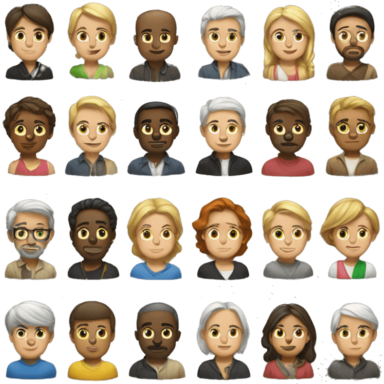 peoples of world emoji