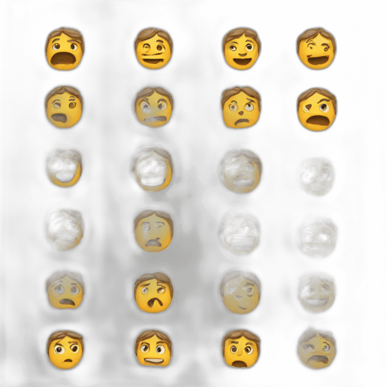 emoji thinks emoji