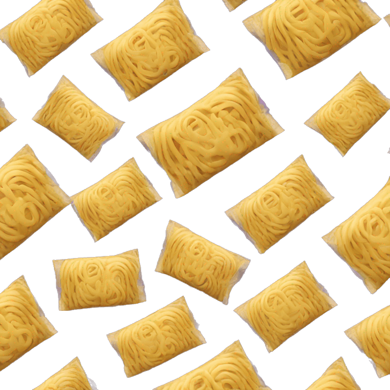 A ramen noodles packet emoji