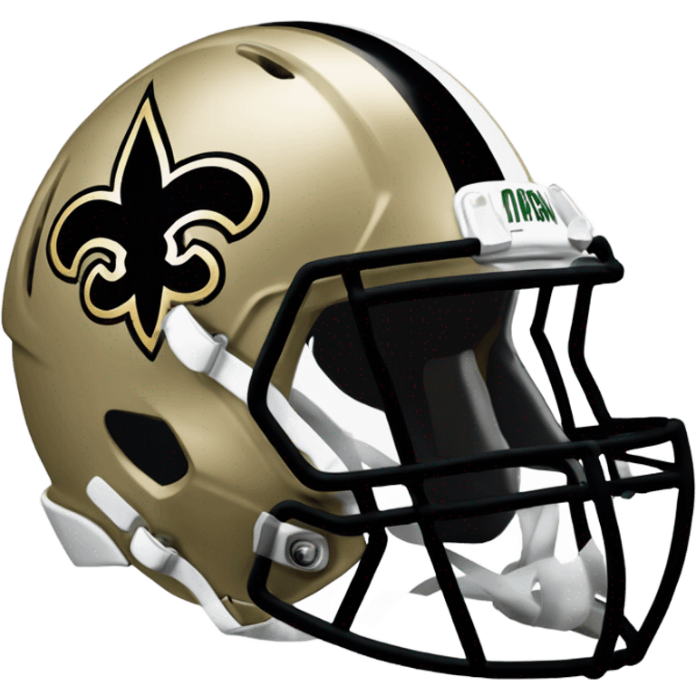 New Orleans Saints helmet emoji