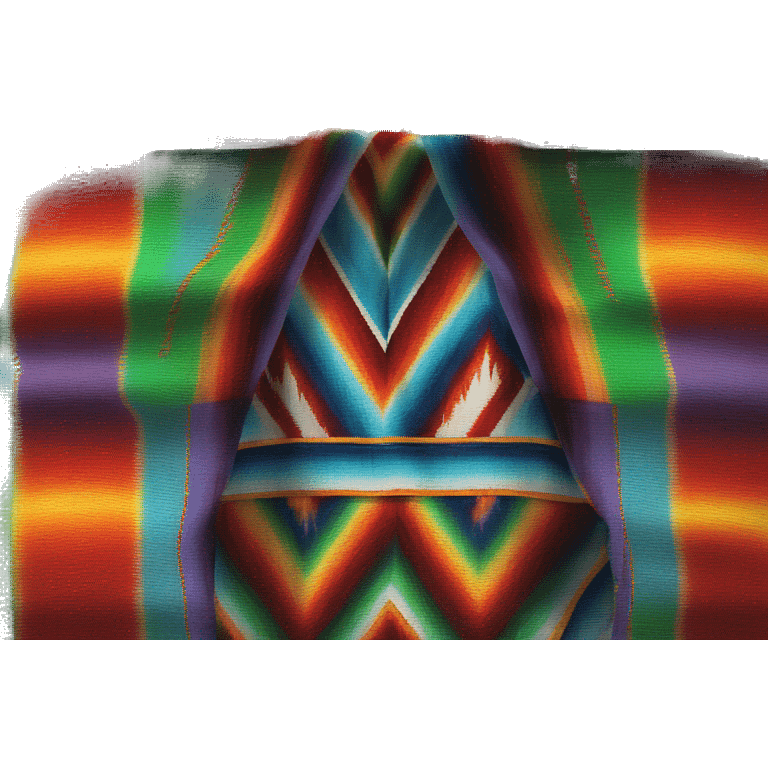 Realistic serape table cloth. emoji