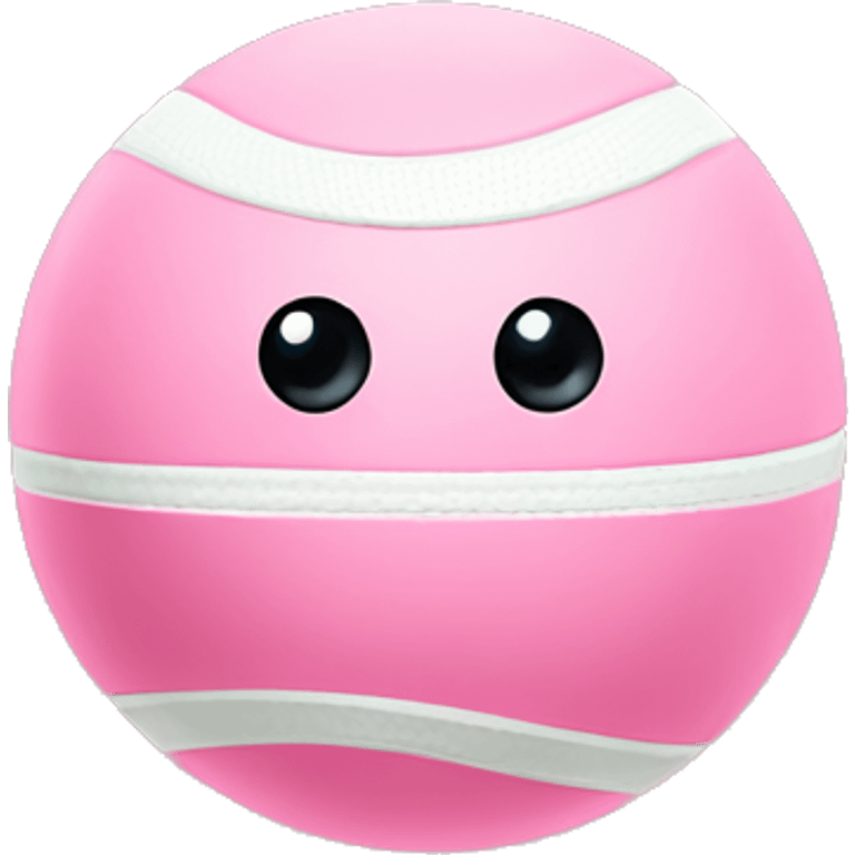 baby pink Tennis ball emoji