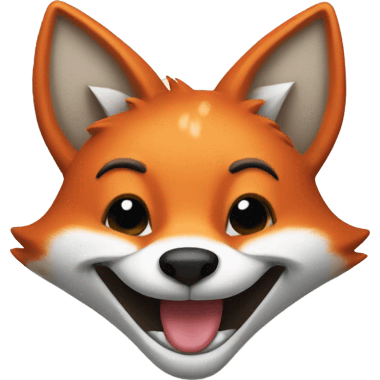 Grinning Fox emoji