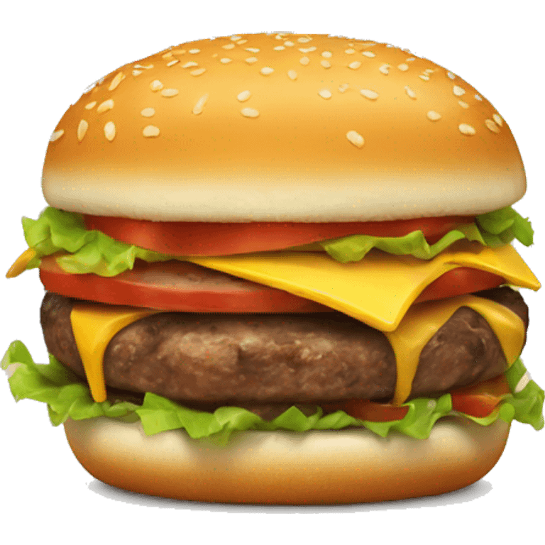 iki katlı hamburger emoji