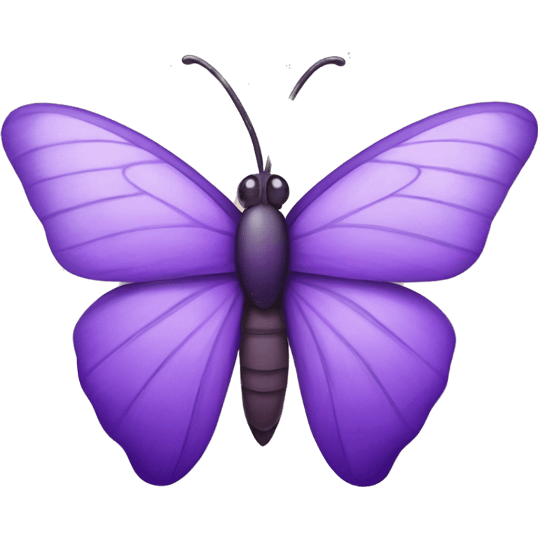 Mariposa morada emoji