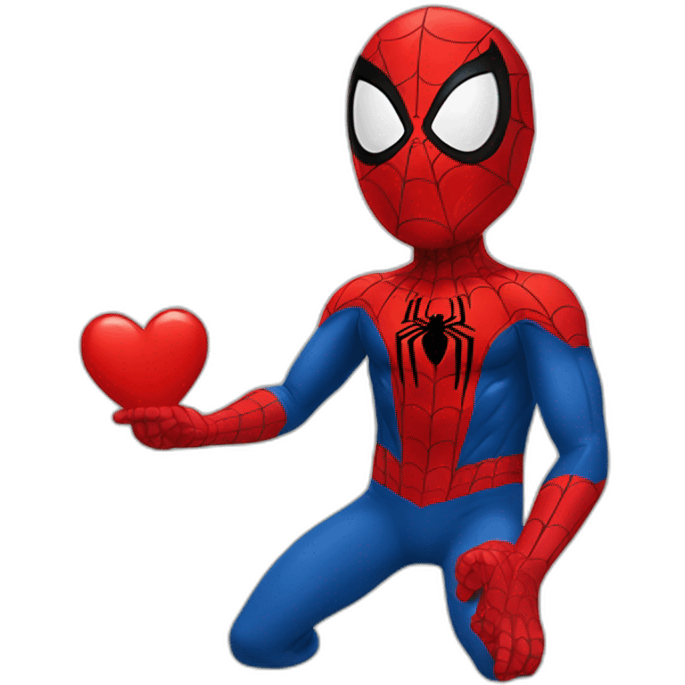 spiderman-heart-gesture Download emoji emoji