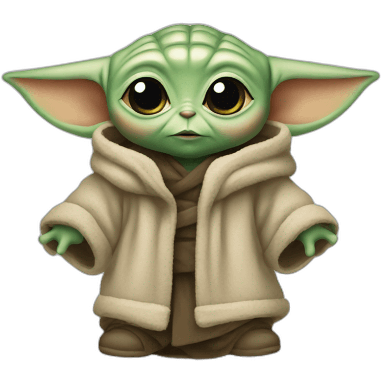 Baby yoda stylé emoji