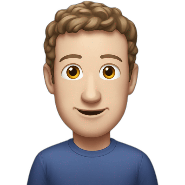 Mark-Zuckerberg with face book emoji