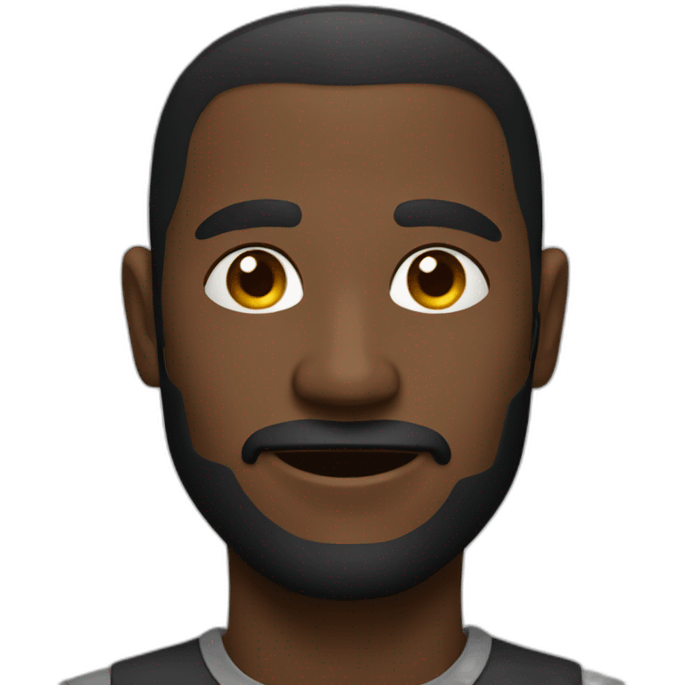 hombre negro emoji