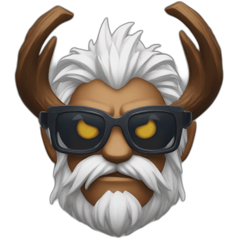 Ornn with dunglasses emoji