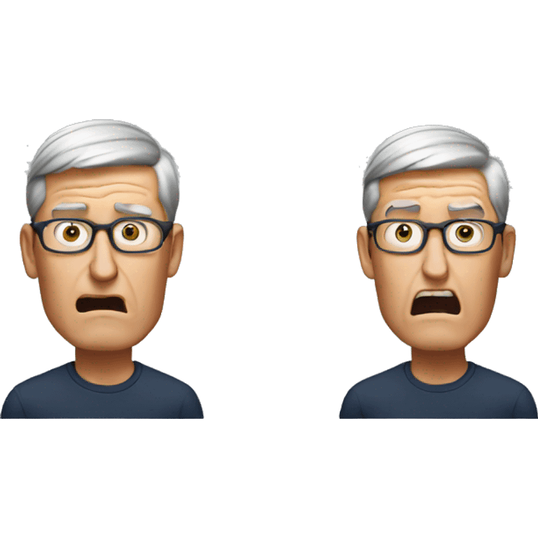 tim cook is shocked emoji