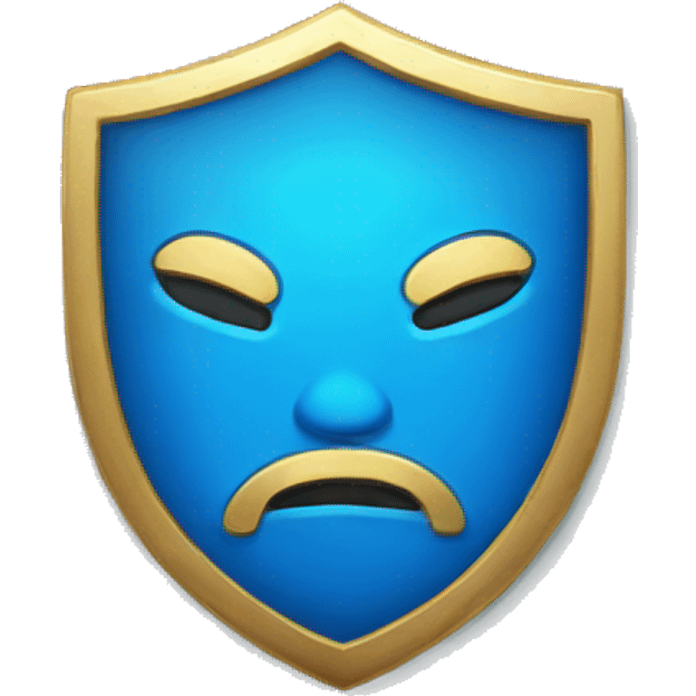 Badge blue emoji