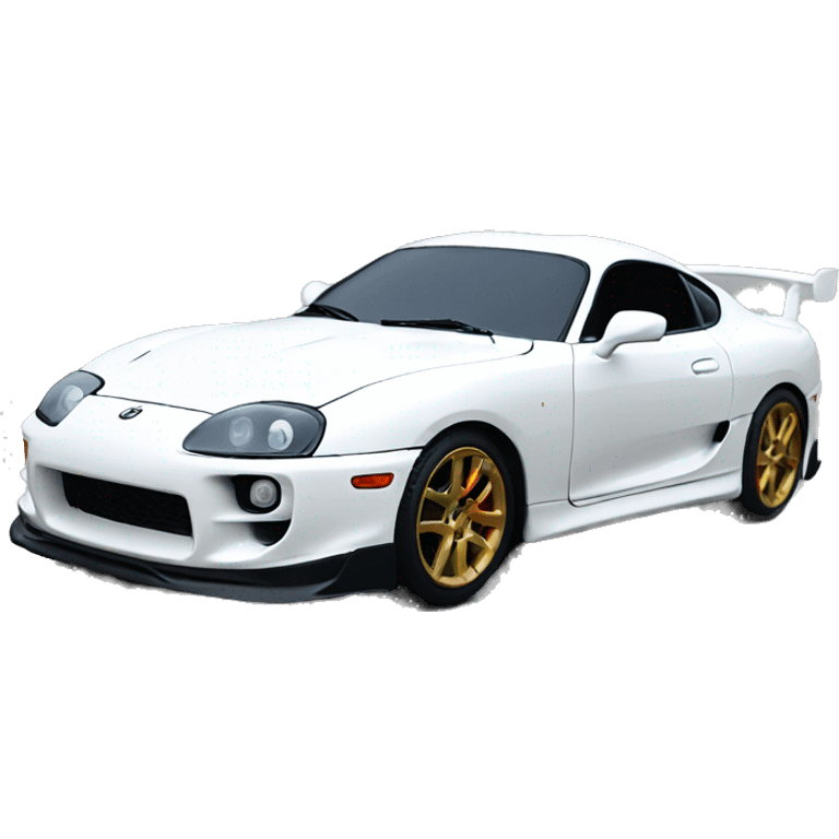 Supra car white emoji