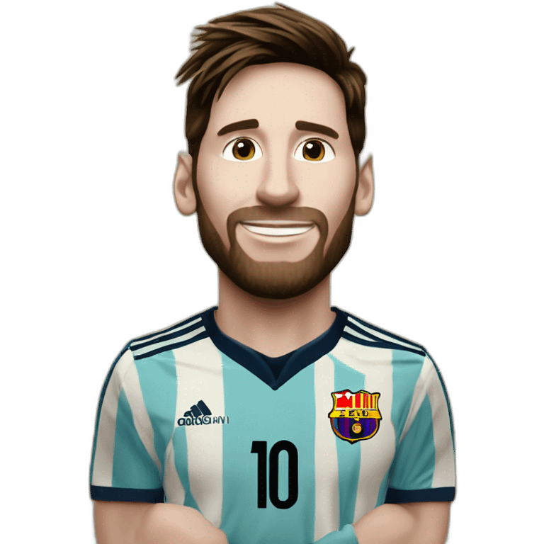 messi qui vole son 8 eme ballon d'or emoji