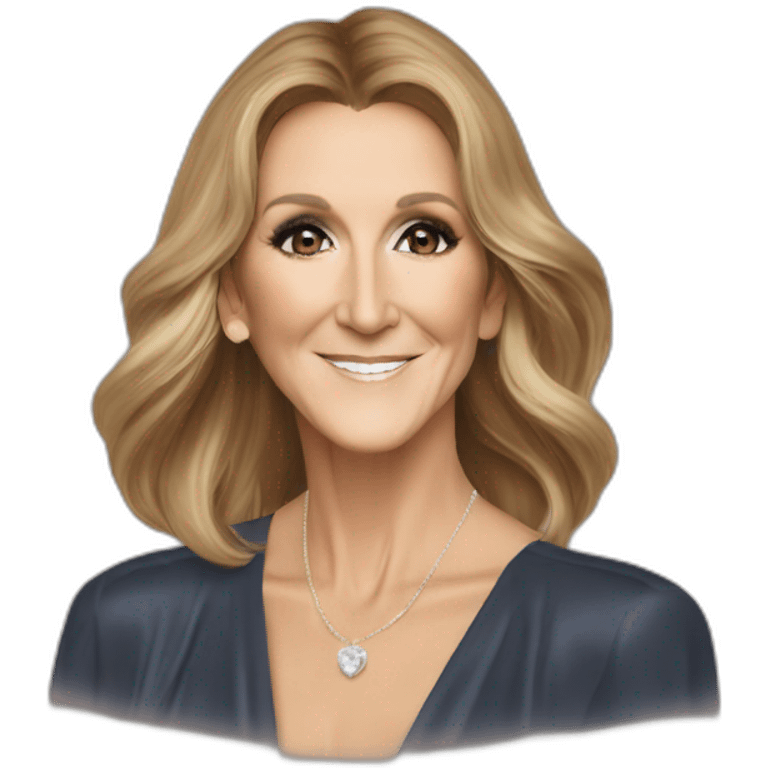 Céline Dion thanking emoji