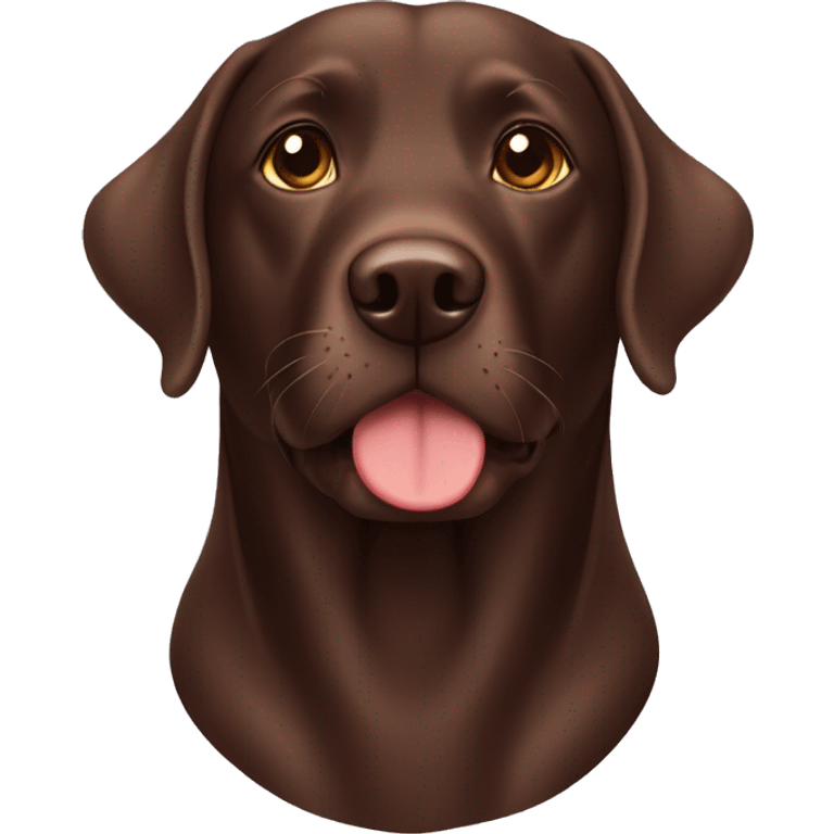 Chocolate lab  emoji