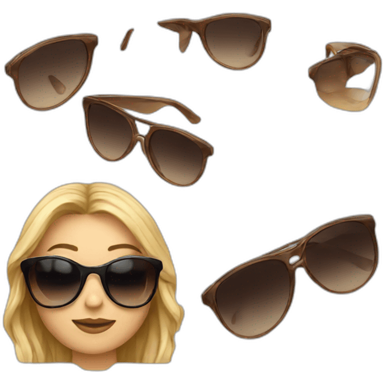 woman sunglasses emoji