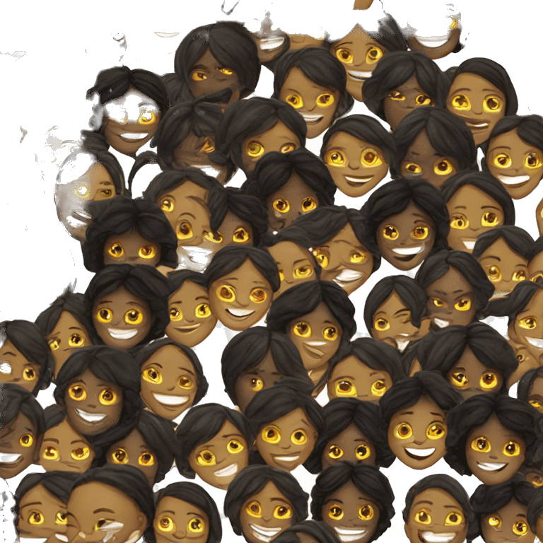 Black girl face mask emoji