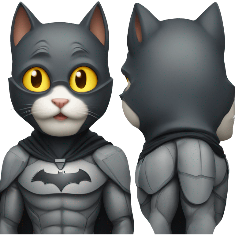 cat in batman suit emoji