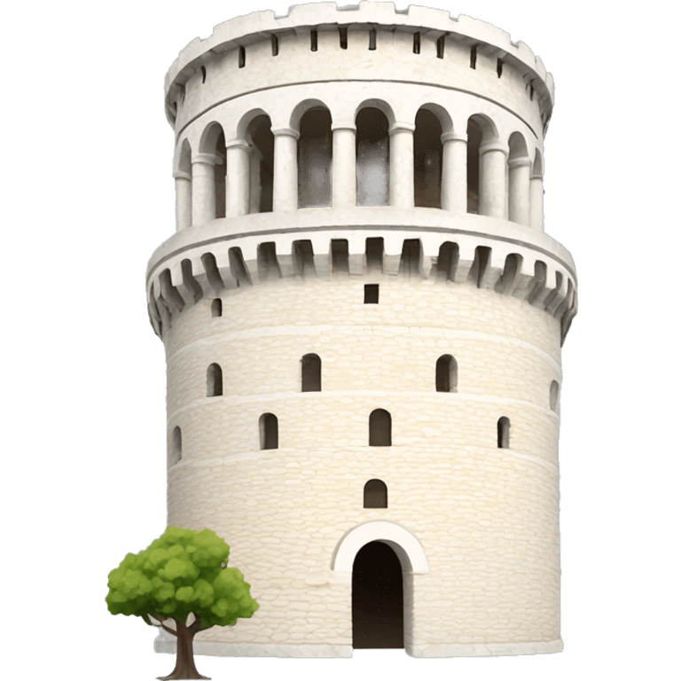 Thessaloniki white tower emoji