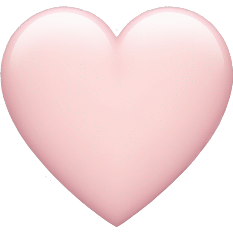 light pastel pink heart  emoji