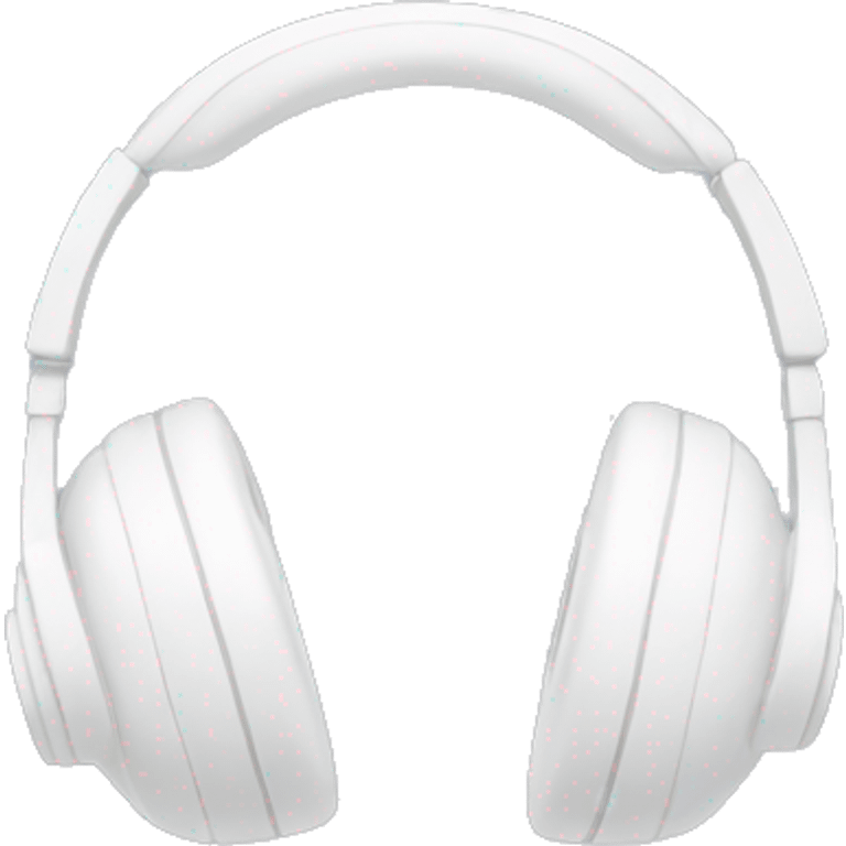 white headphones with white bows emoji