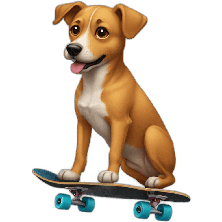 skateboard dog emoji