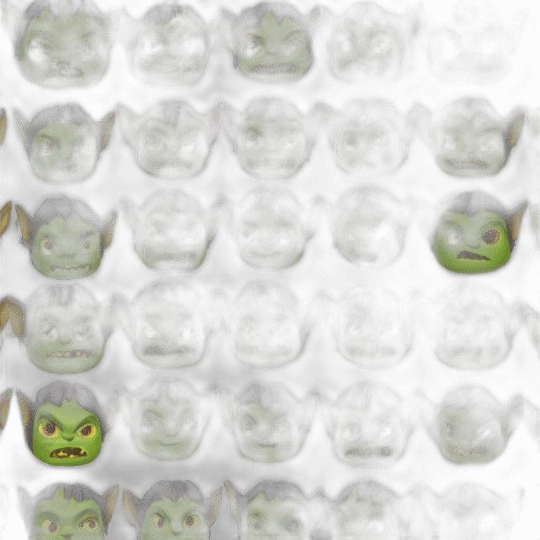 GOBLIN WITH SIX PECKS emoji