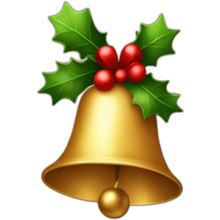 christmas bell emoji