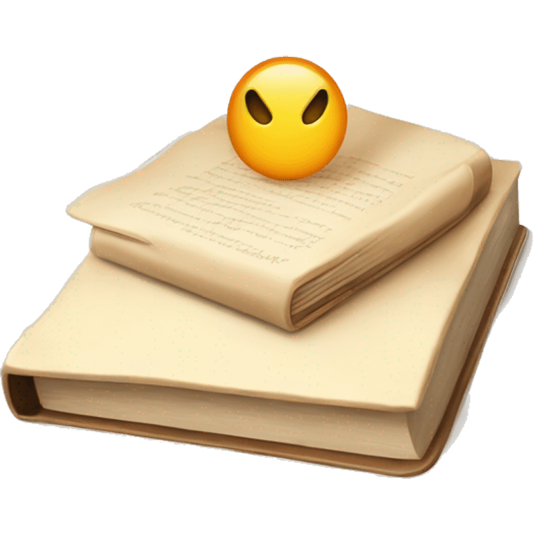 Book beige Ästhetik  emoji