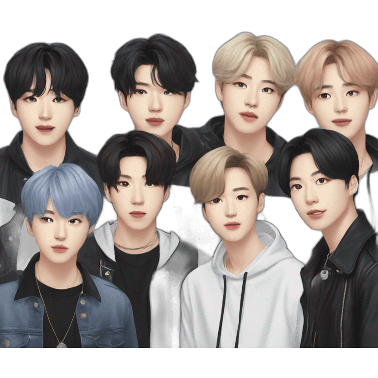 Kpop BTS band emoji