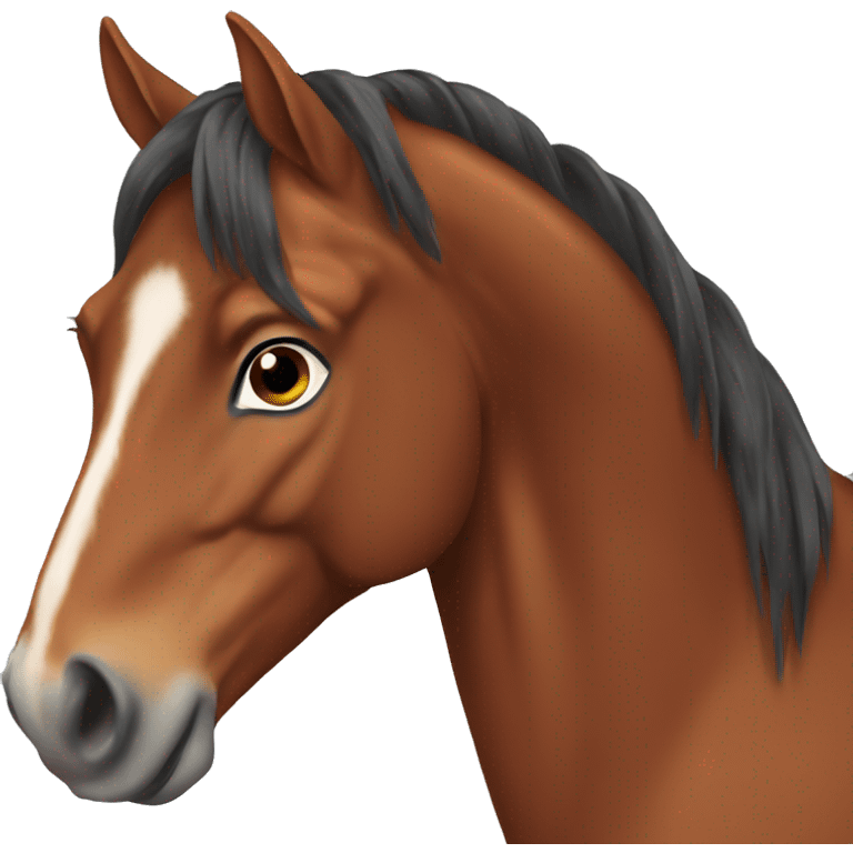 Chestnut Horse emoji