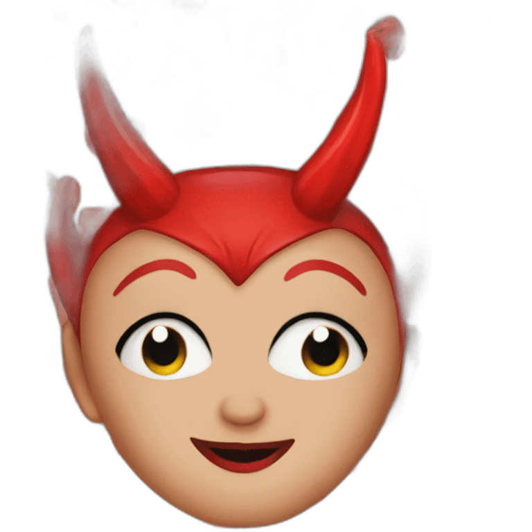 Drag queen devil emoji