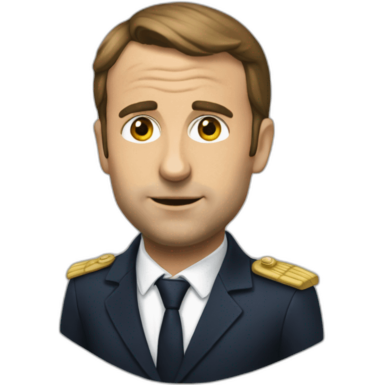 Macron pleure emoji