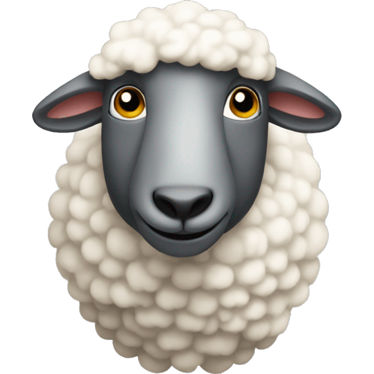 Sheep with a beak emoji